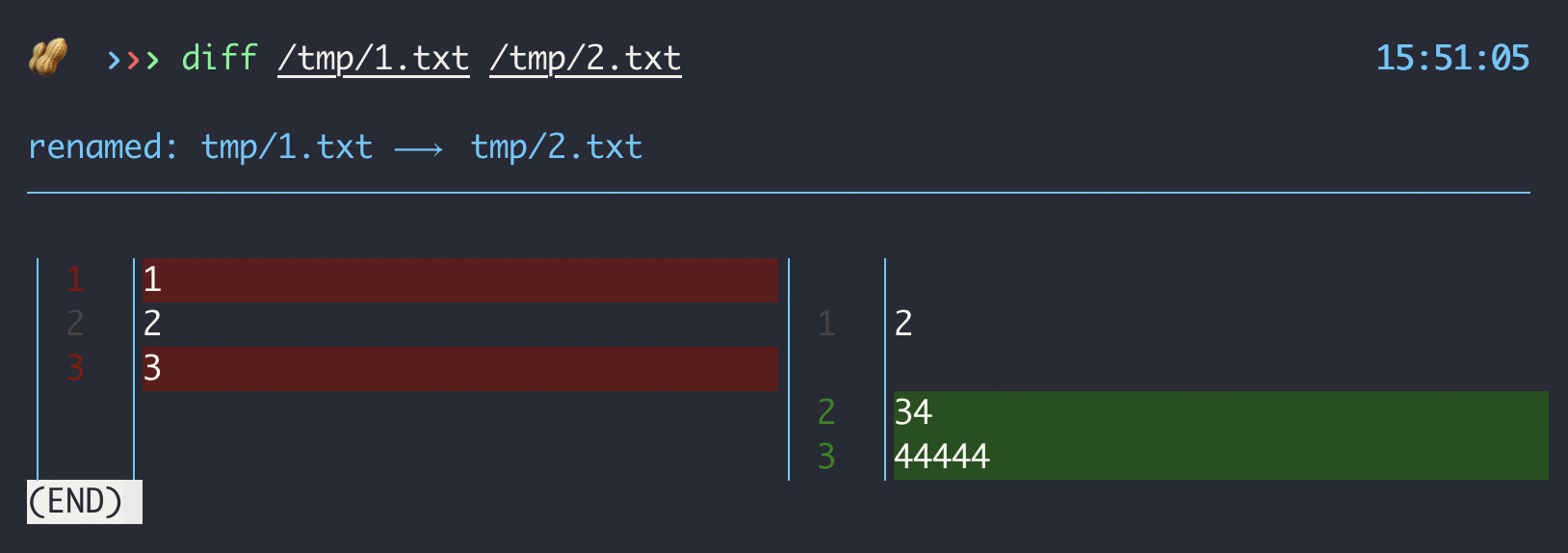 git diff command