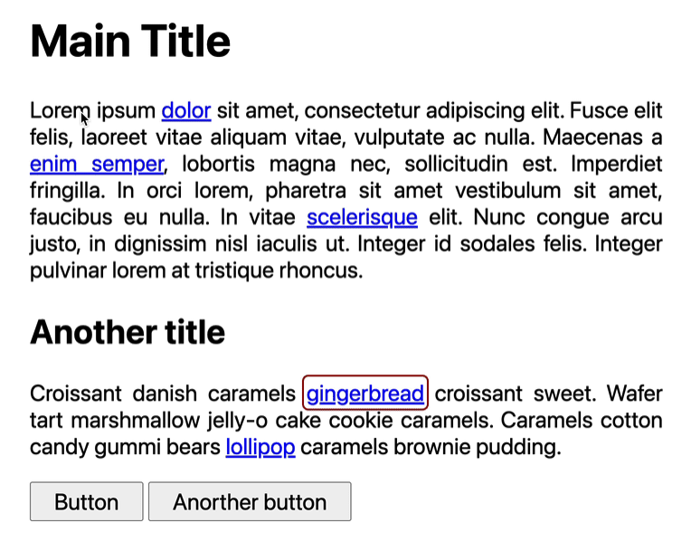 A focus marker that moves around