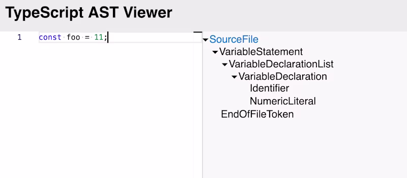 TypeScript AST Viewer