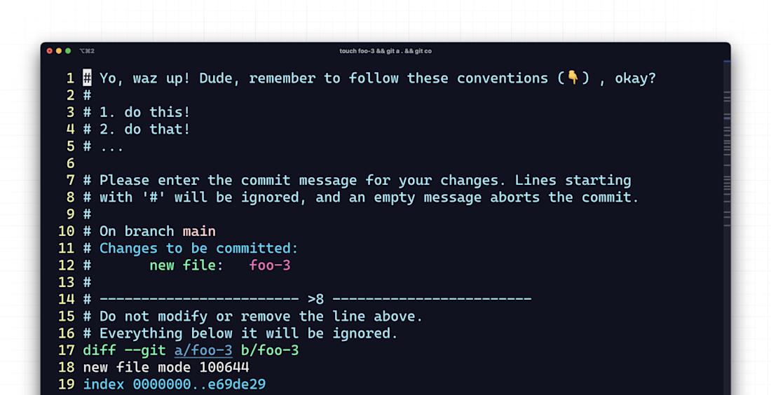 Git Commit Example Ui How one can apply a worldwide Git commit template - The Dev News
