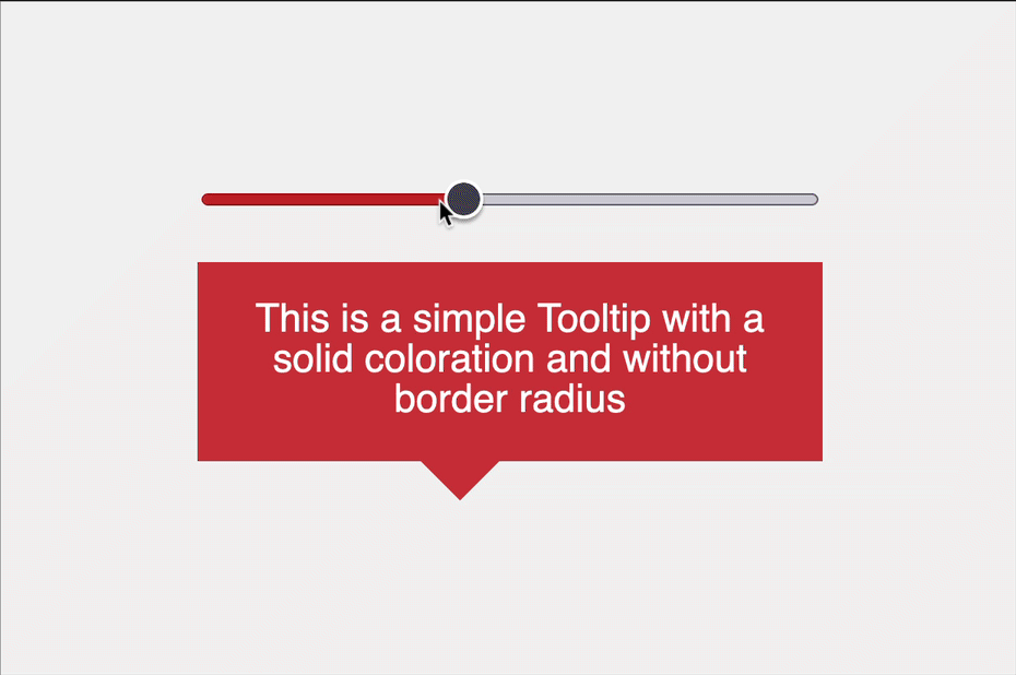 A slider that controls a tooltip tick.