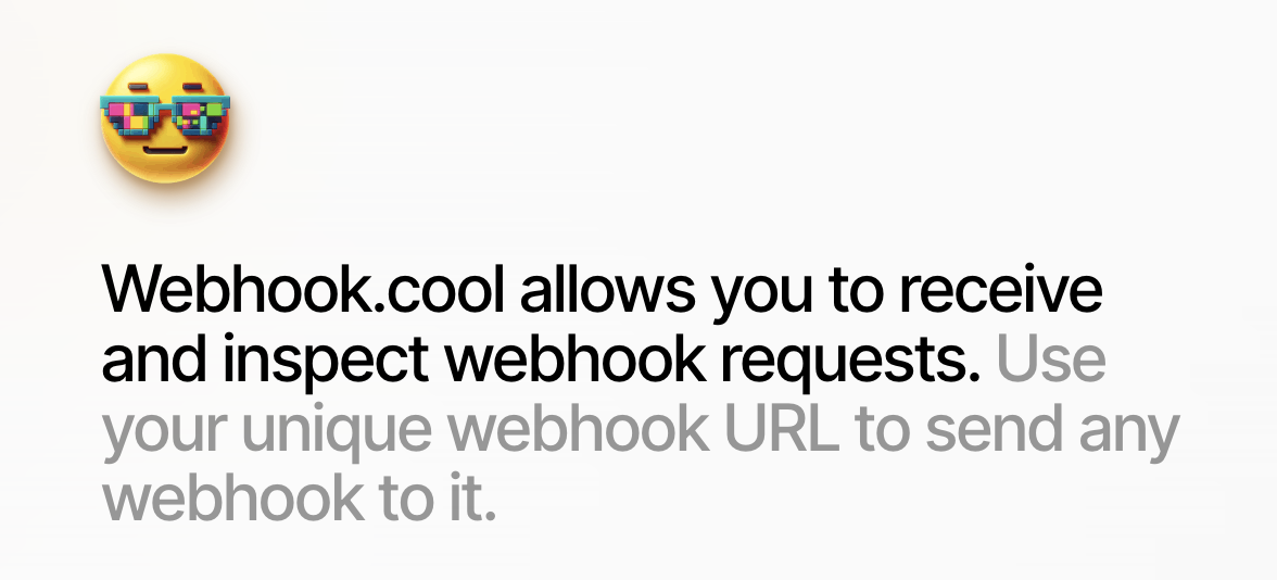 Webhook.cool allows you to receive and inspect webhook requests.  Use your unique webhook URL to send any webhook to it.