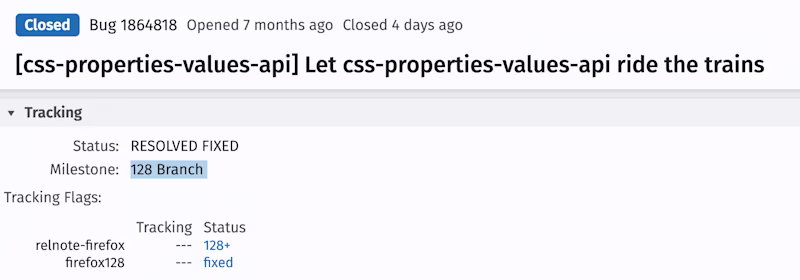  [css-properties-values-api] Let css-properties-values-api ride the trains — resolved fixed