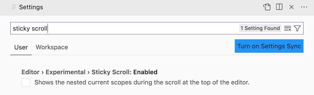 New in VS Code – Sticky Scroll | Stefan Judis Web Development