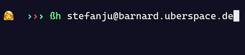 ßh stefanju@barnard.uberspace.de