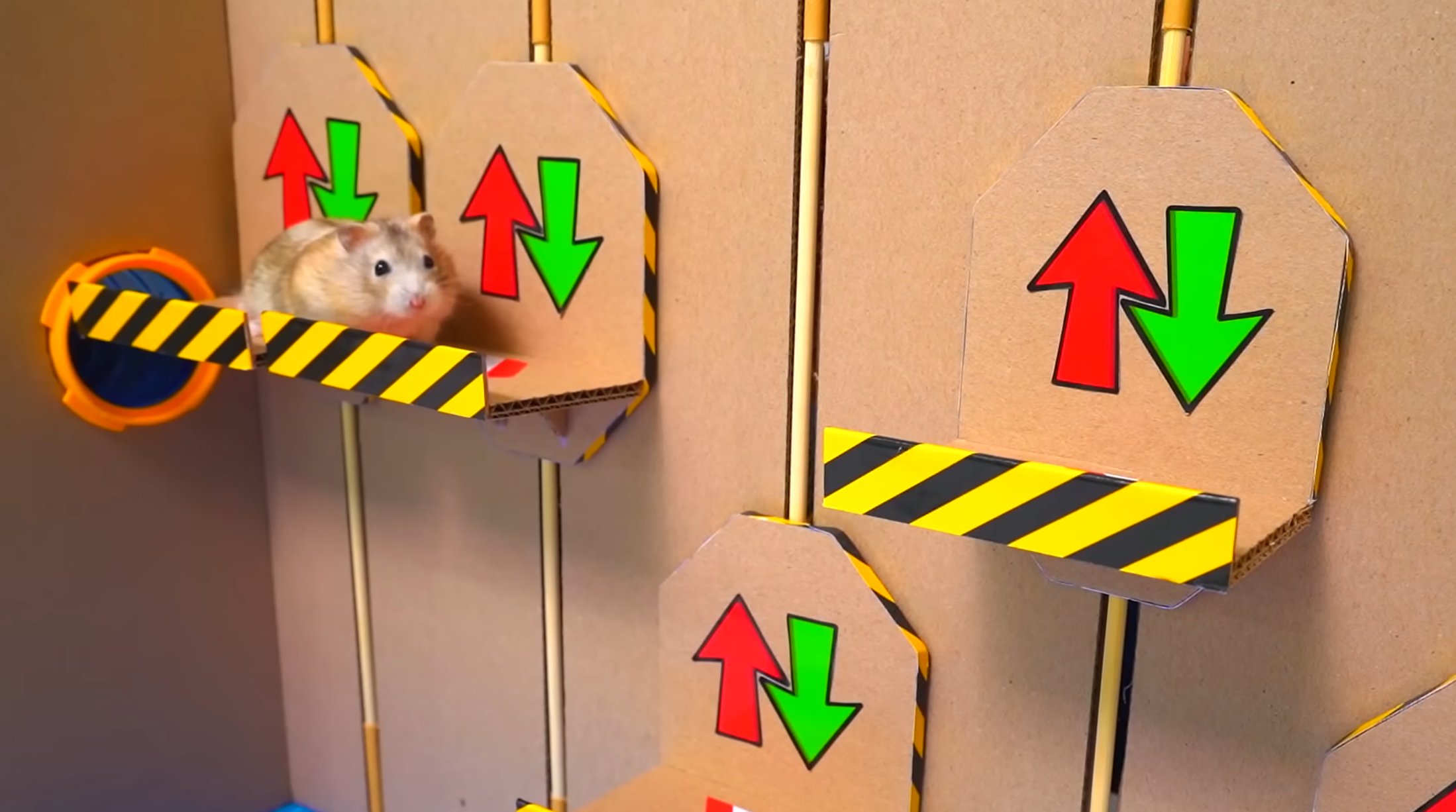 A hamster in an adventure game.
