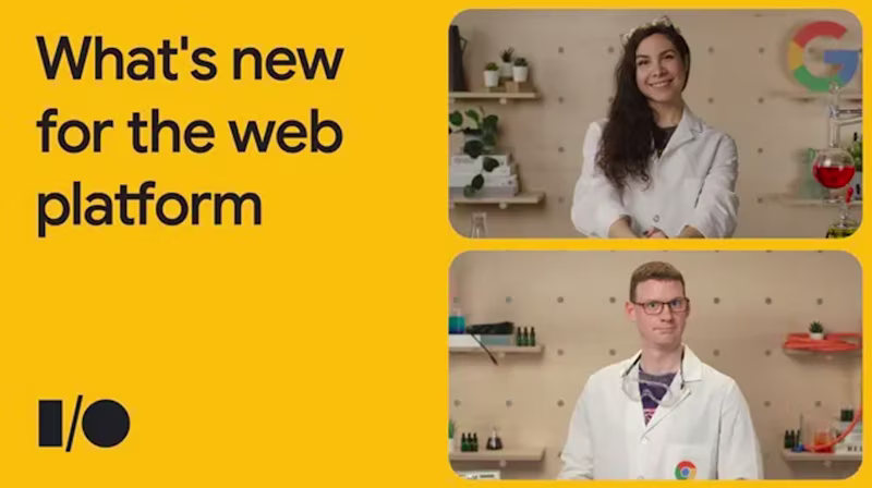 Jake's and Una's Google I/O presentation labeled "What's new for the web platform"
