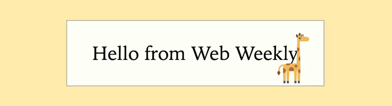 An input field with a Giraffe.