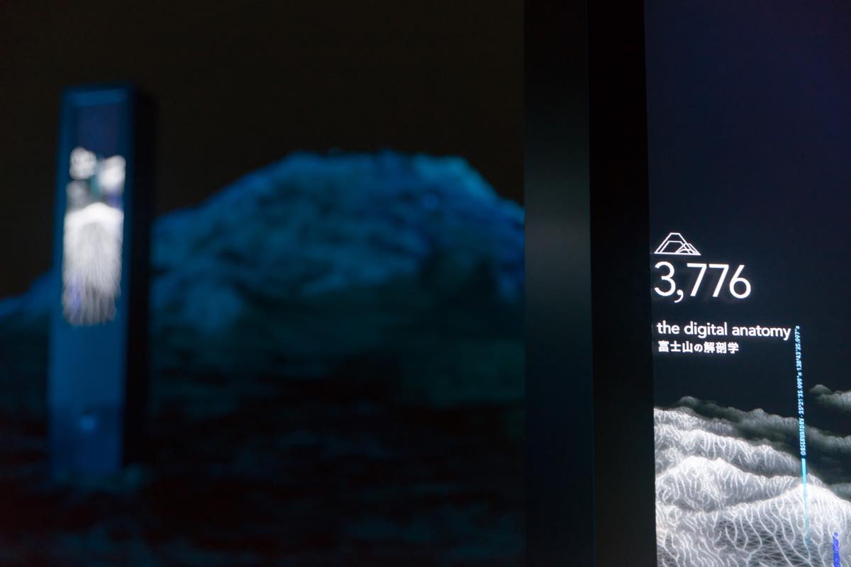 Rhizomatiks Architecture - 3,776 : the digital anatomy ～富士山の