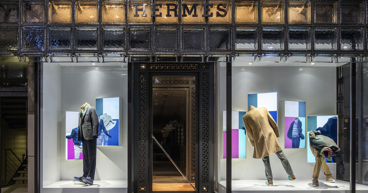 Hermès - Show window for Maison Hermes in Ginza · WORKS · Rhizomatiks ...