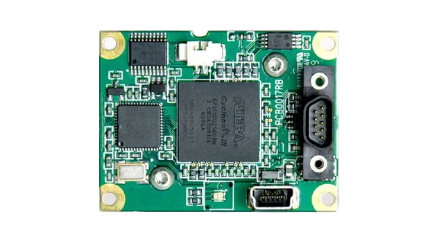 Slim 3U circuit board back view