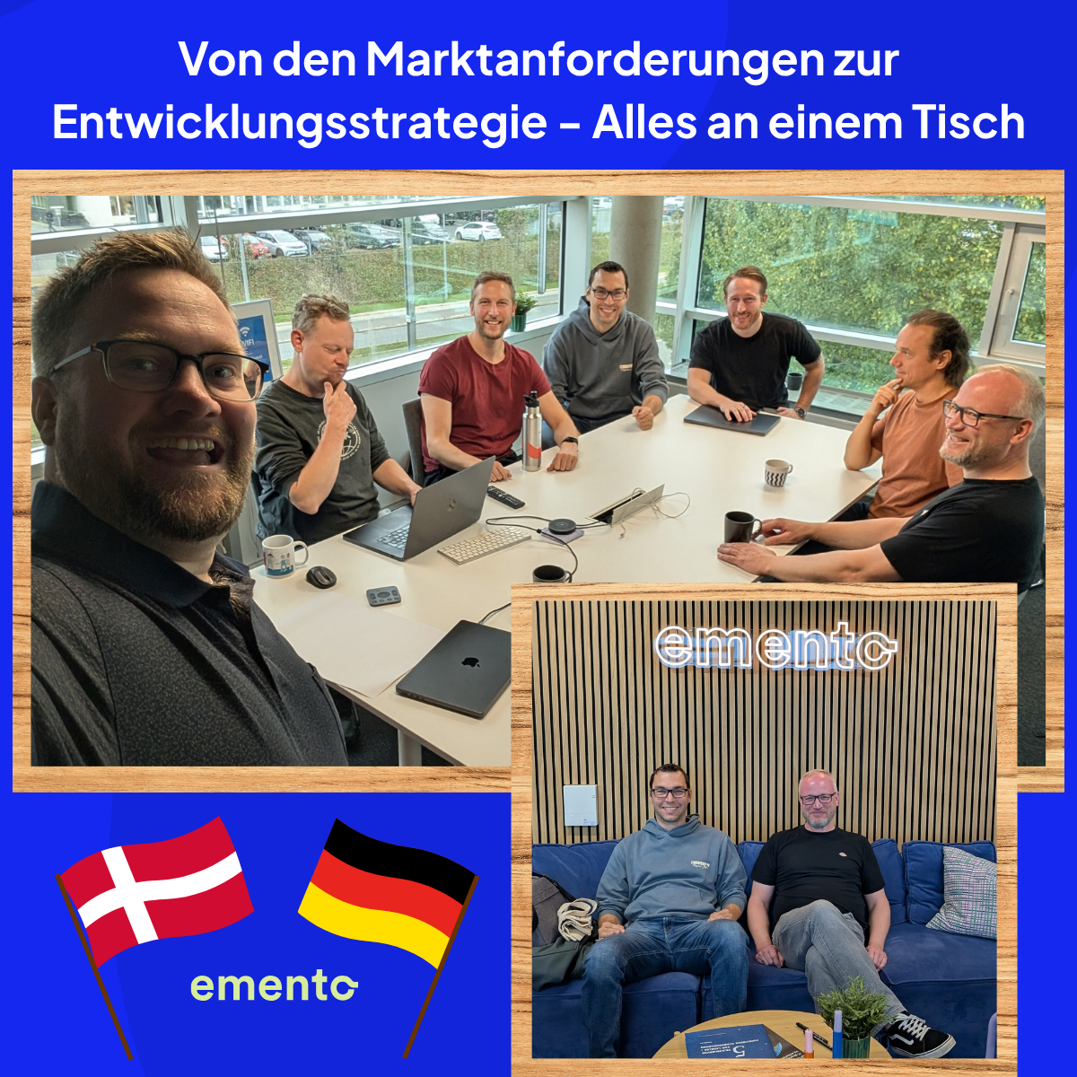 Manchmal geht nichts über ein Treffen am selben Tisch! 