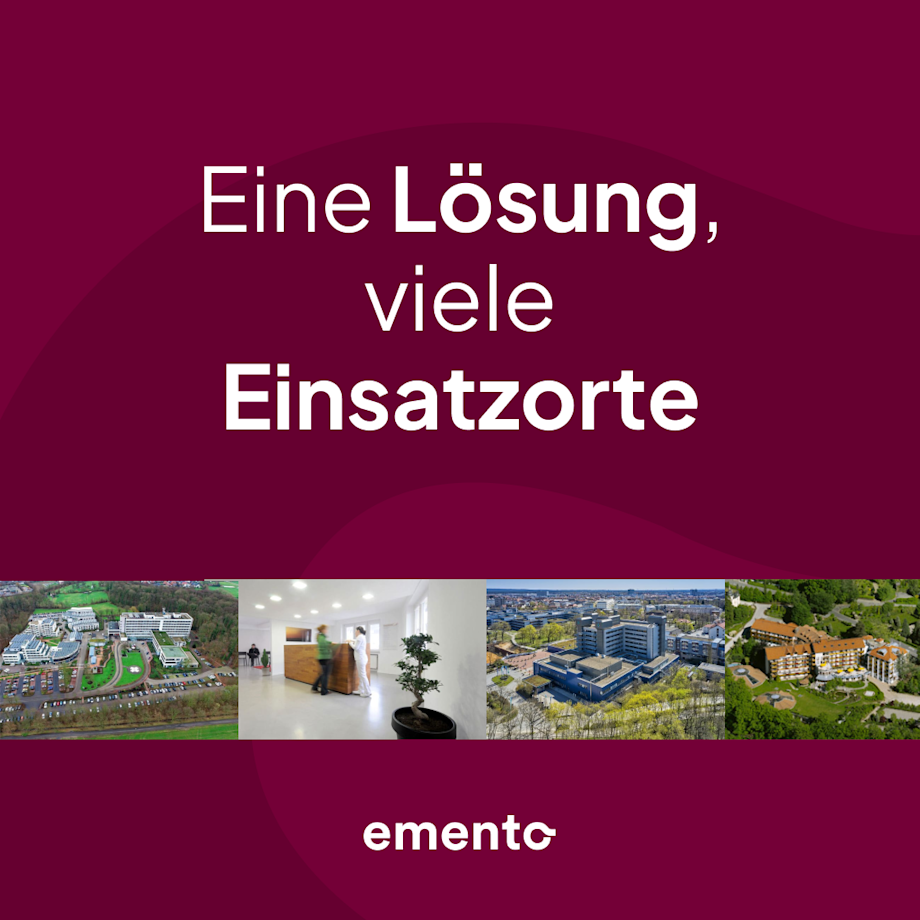 Emento Patient Guide: Eine Lösung, viele Einsatzorte