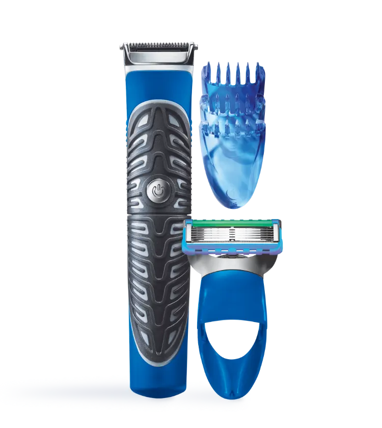 Gillette Styler 3 En 1: Afeitadora, Recortadora Y Delineadora De Barba 