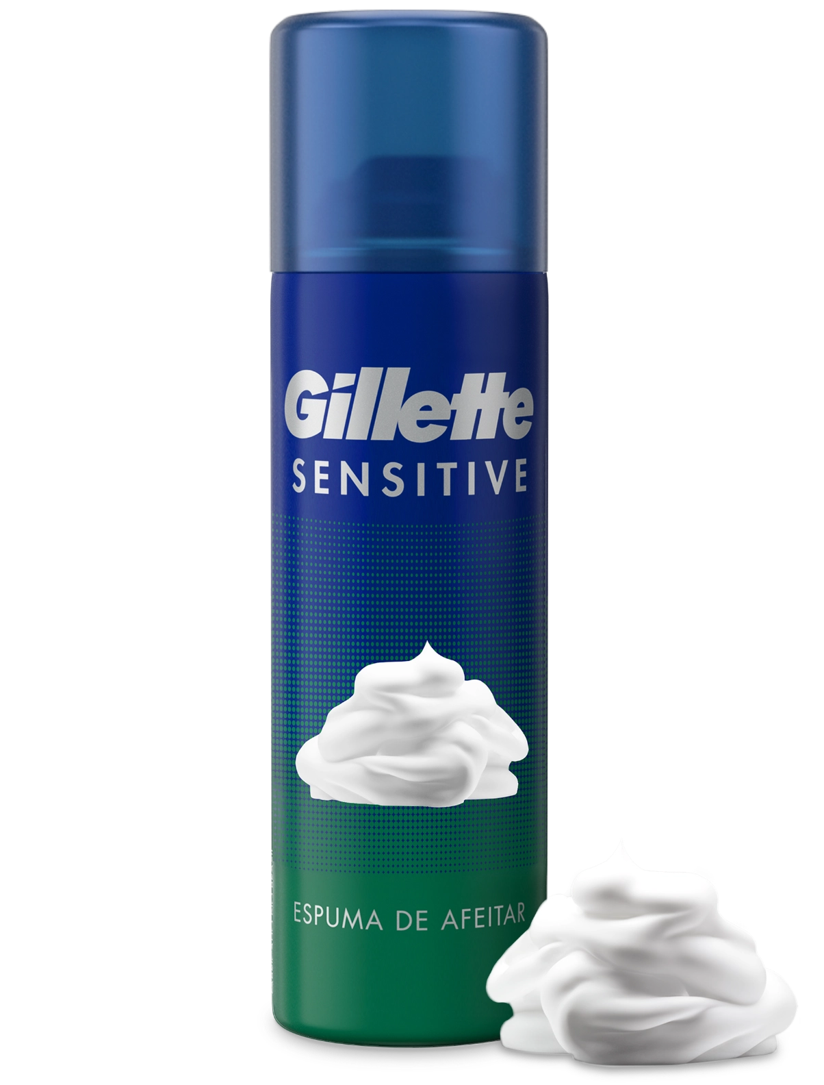 espuma para afeitar Gillette Sensitive