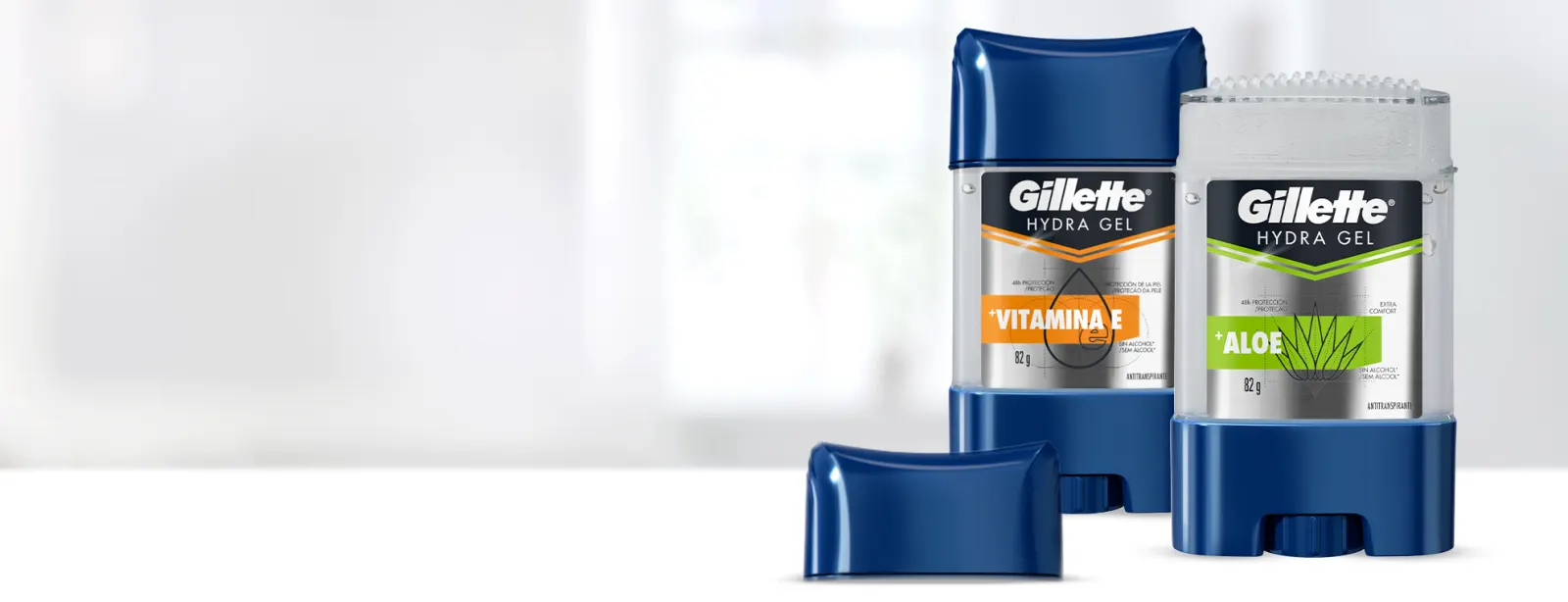 Antitranspirantes Hydra Gel de Gillette. Protección y frescura desde el minuto cero.