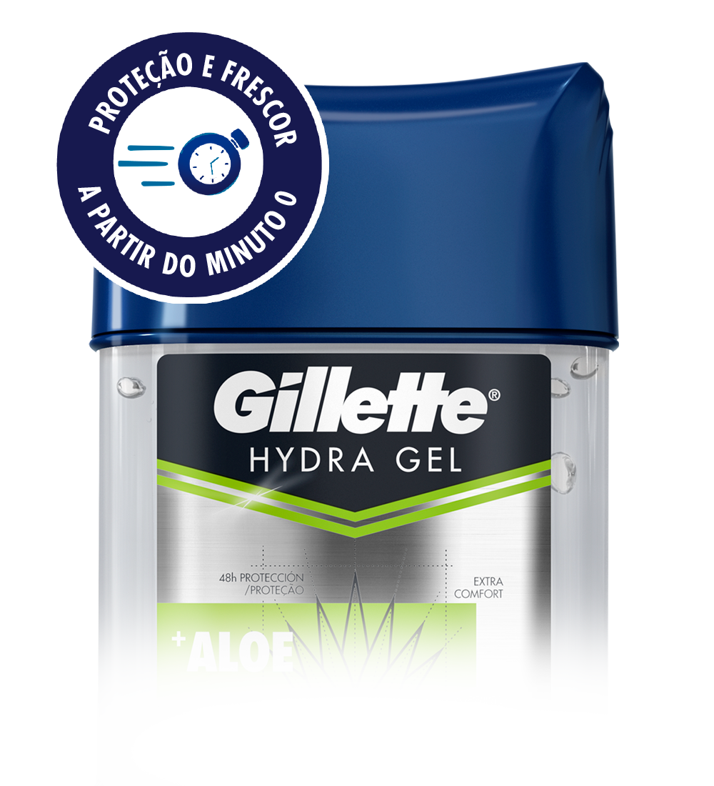 Antitranspirante en gel Gillette Hydra Aloe