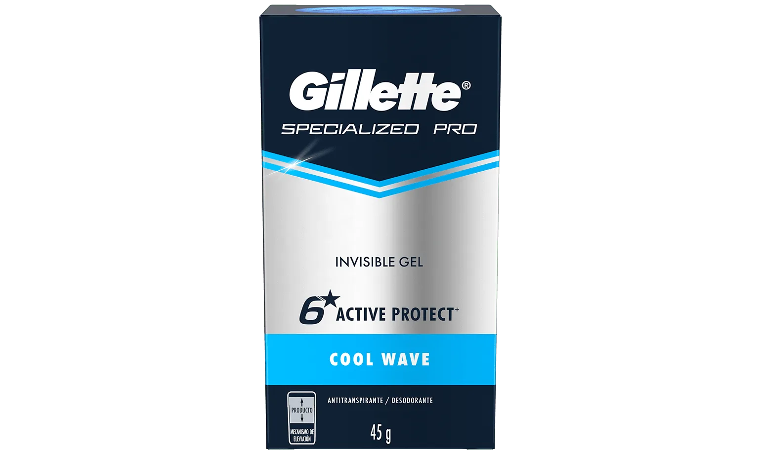Desodorante antitranspirante Gillette Invisible Gel Cool Wave