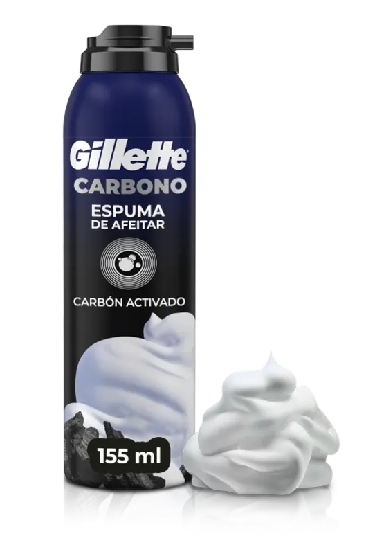 Espuma de afeitar Gillette Carbono