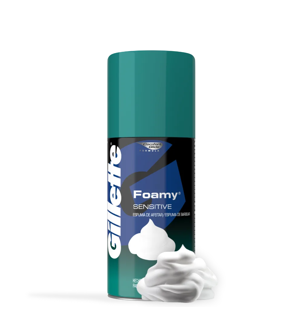 Espuma De Barbear Gillette Foamy Sensitive
