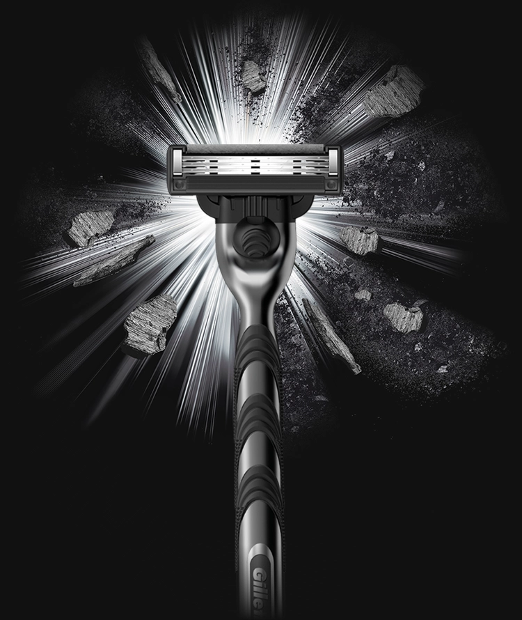 Máquina de afeitar Gillette MACH3 Carbono