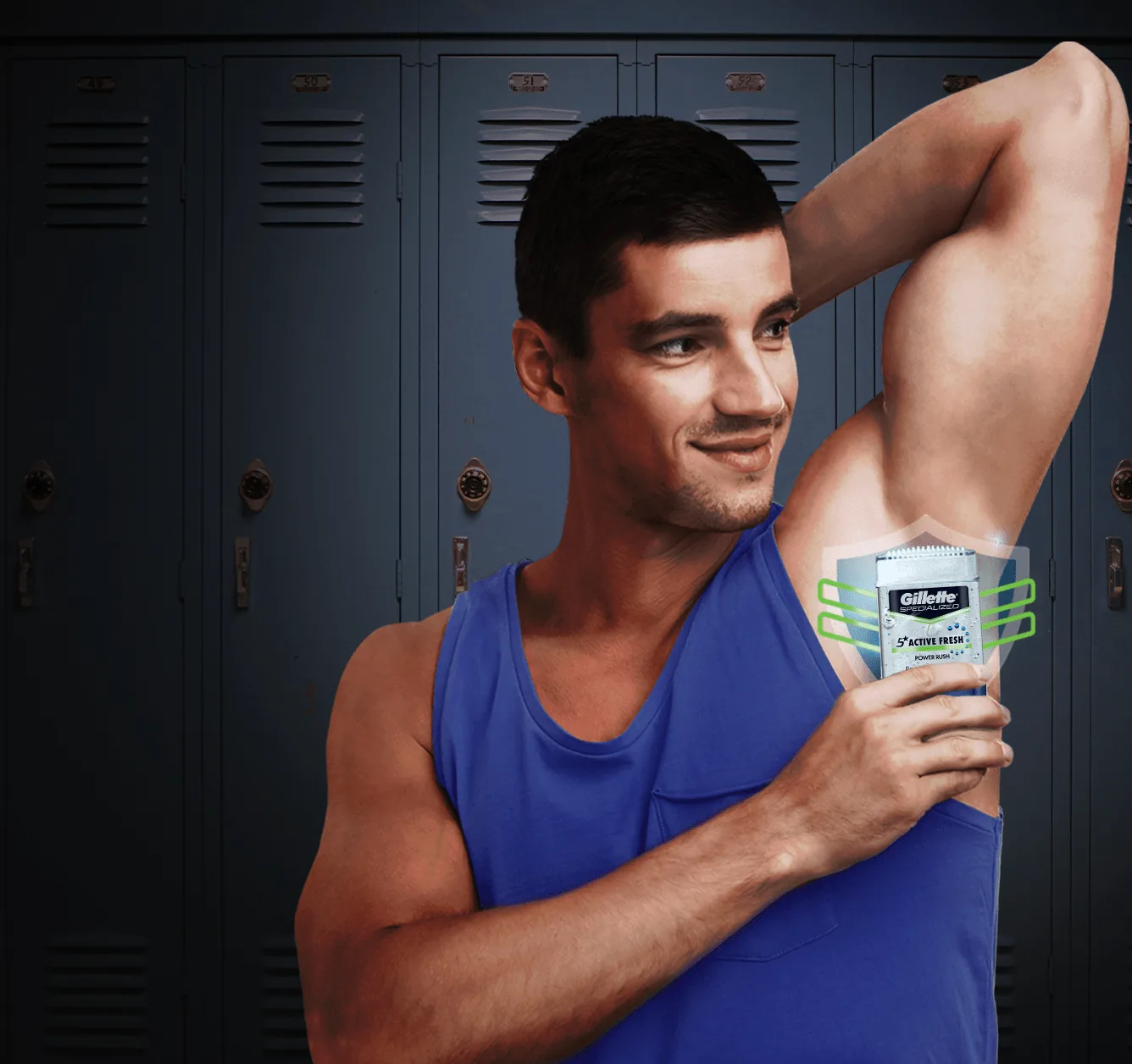 Gel Antitranspirante Gillette® Active Fresh Power Rush