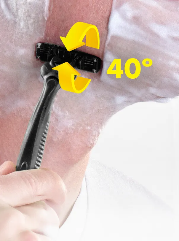 Tips de rasurado: rasurarse a contrapelo