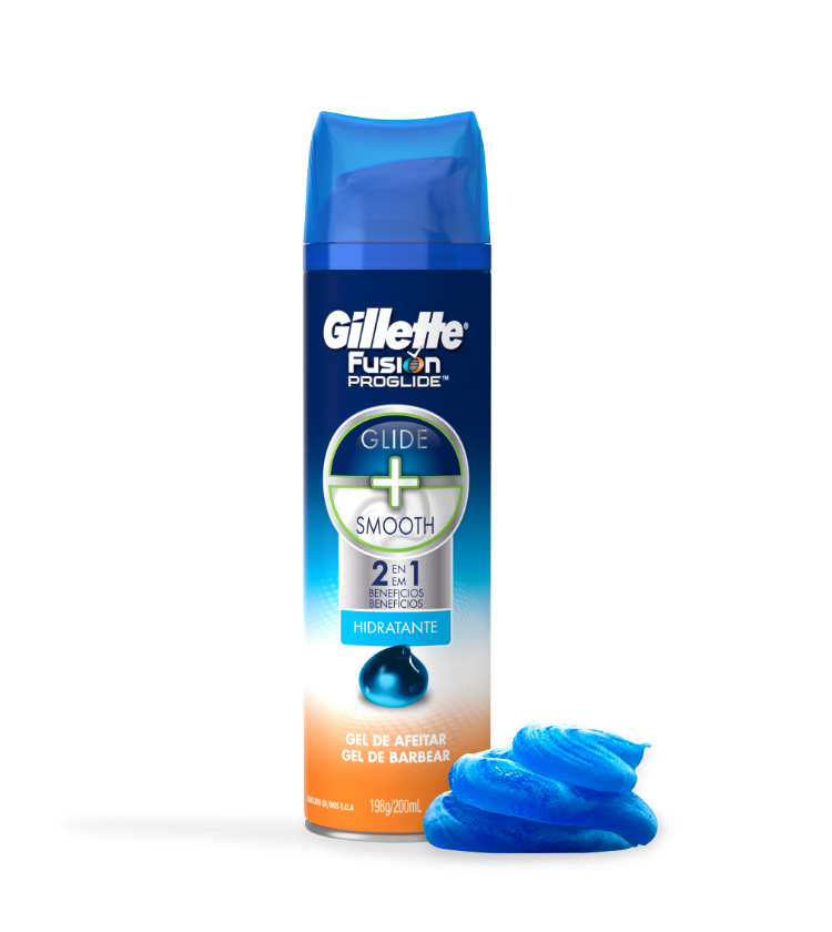 Gillette Fusion Gel de Afeitar Hombre para Pieles Sensibles Acción x 5,  Pack 6 x 200 ml, con Aceite de Almendras, Limpia, Hidrata y Protege :  : Belleza