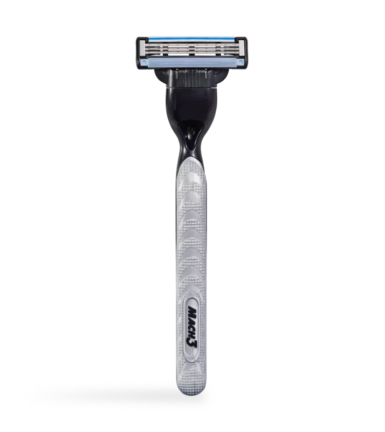 Máquina de barbear Gillette MACH3 para um barbear perfeito