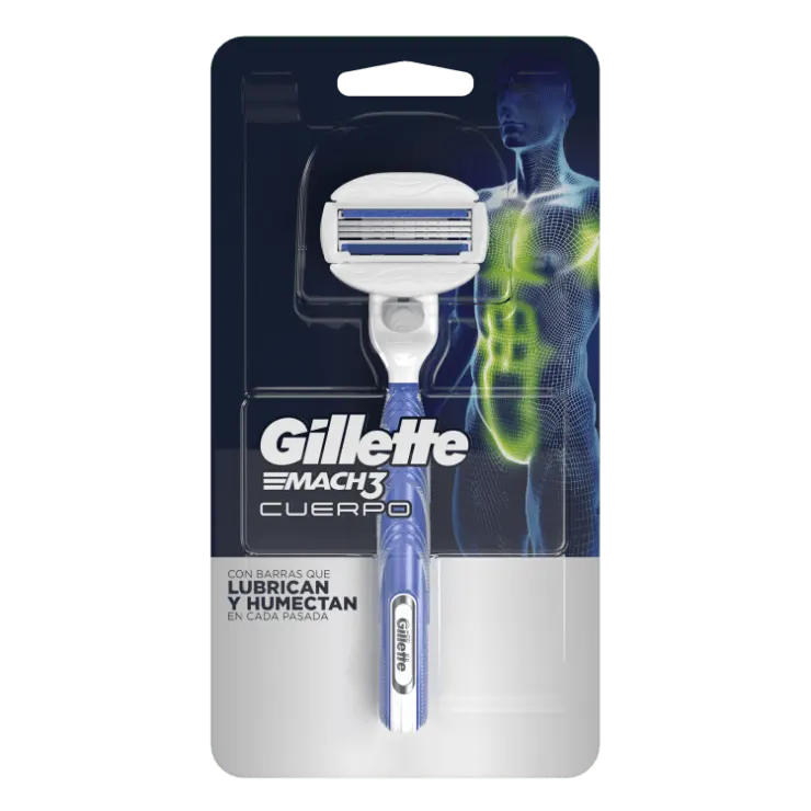 Maquina de Afeitar Recargable Gillette MACH3 Cuerpo