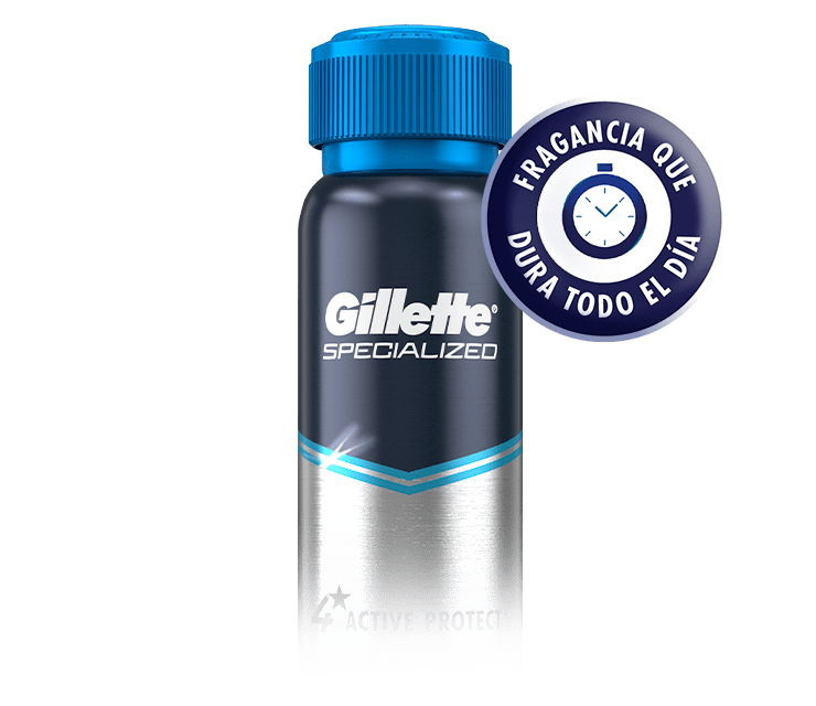 Spray Antitranspirante en Aerosol para hombre de Gillette con fragancia que dura todo el día