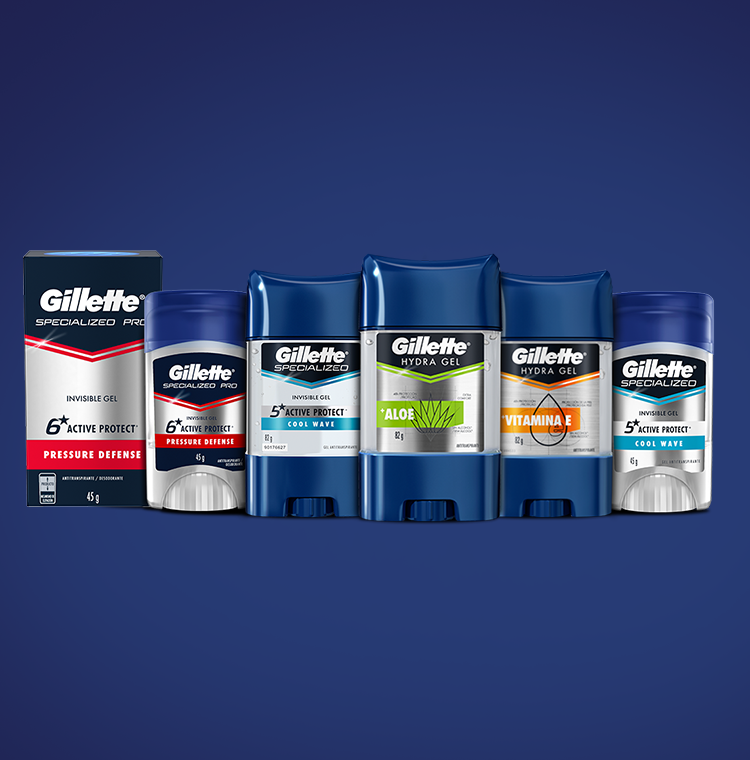 Antitranspirante en gel Gillette Specialized pro pressure defense 45 g