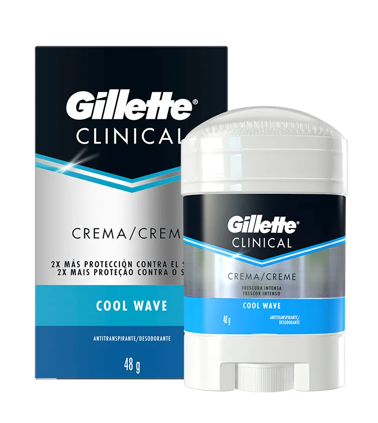 Crema Antitranspirante Clinical Gillette Cool Wave