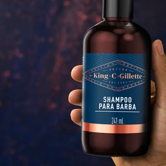 Beneficio 5: el champú para barba King C. Gillette viene con fragancia