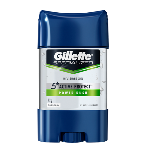 Gel Invisible Antitranspirante Gillette Power Rush