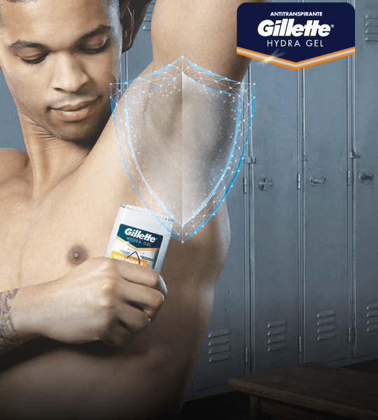 Antitranspirante Gillette Hydra Gel, Protección al nivel de tu exigencia