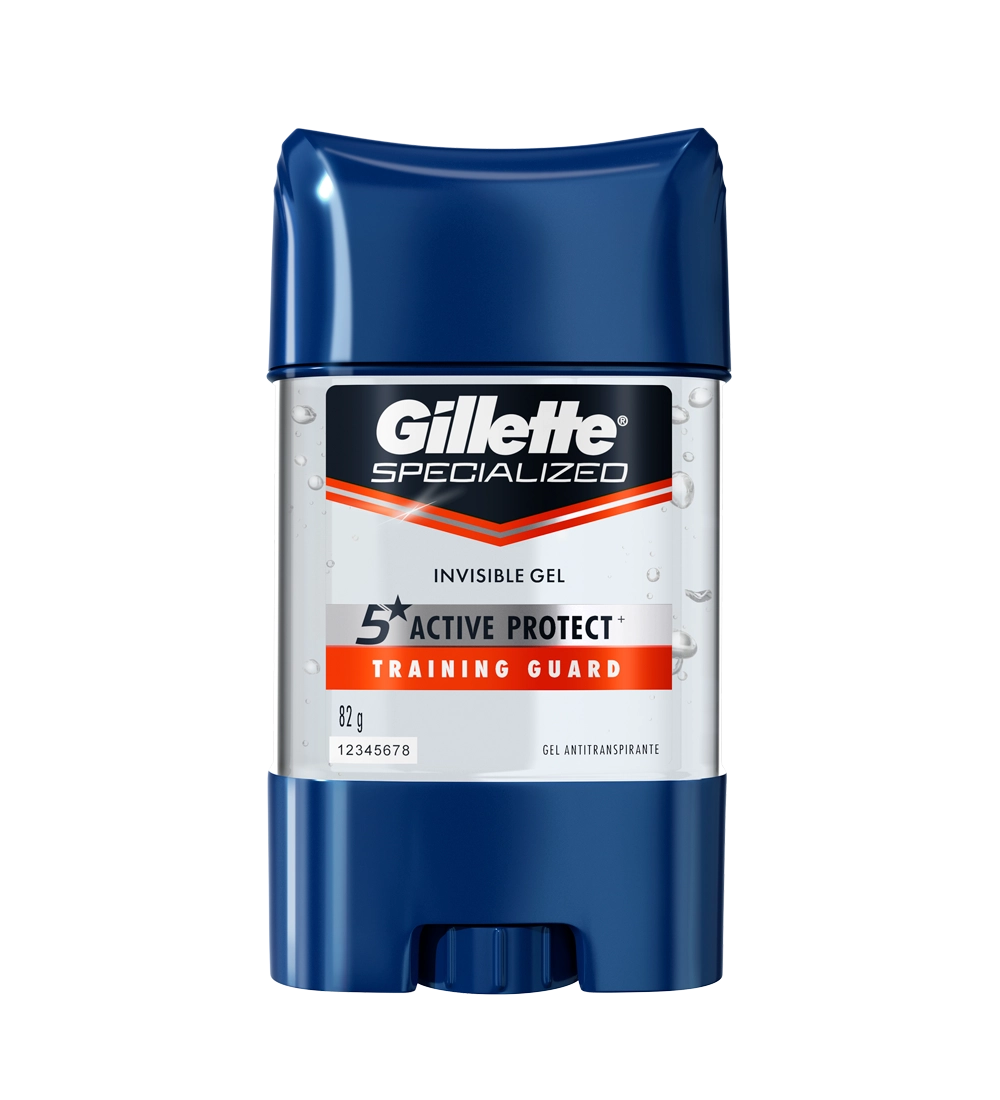 Gel Invisible Antitranspirante Gillette Training Guard