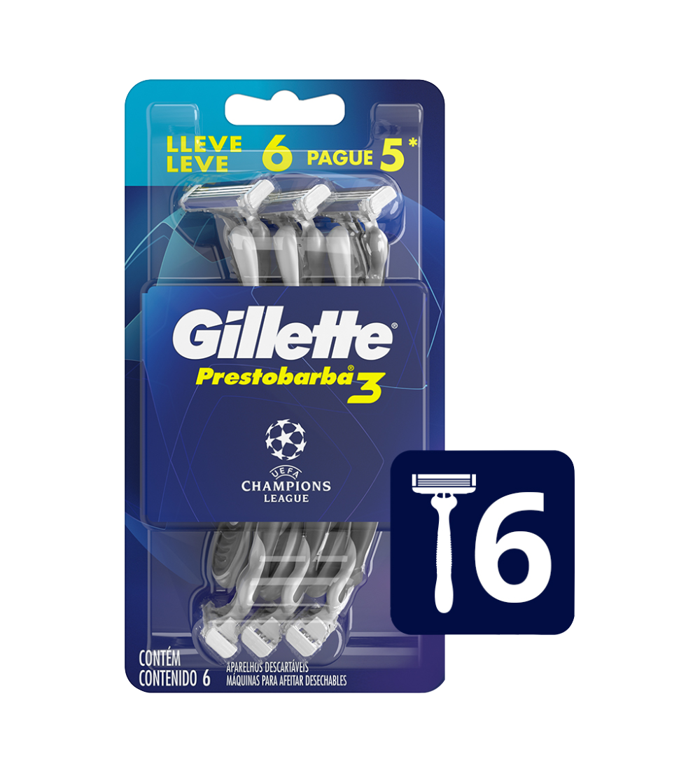 Máquina Afeitar Desechable Gillette Prestobarba3 hojas und - disfajo