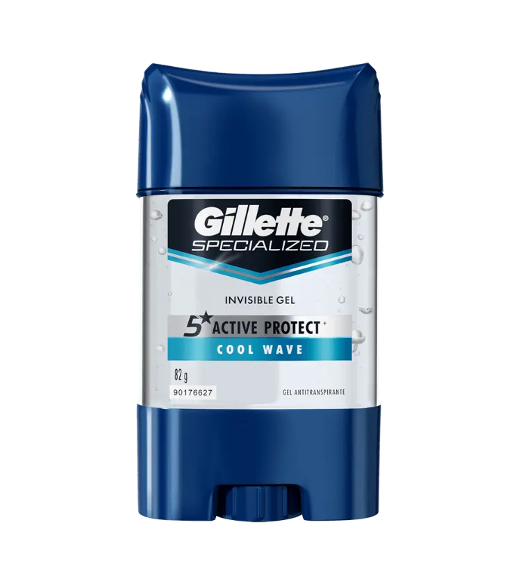 Desodorante Antitranspirante Gillette Invisible Gel Cool Wave - 82g
