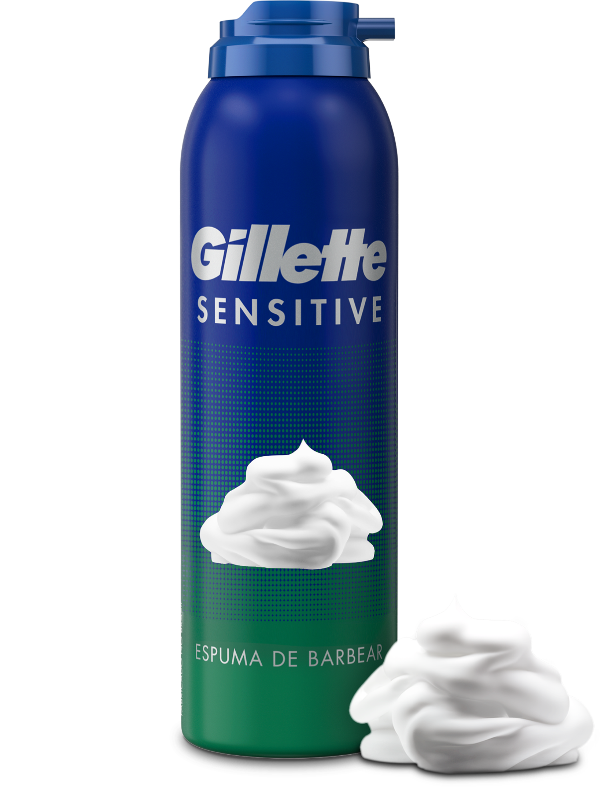 Benefícios da espuma de barbear Gillette Sensitive