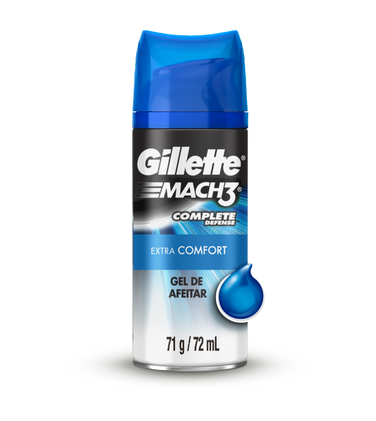 Gel de barbear Gillette MACH3 Extra Comfort com 198 g e 71 g