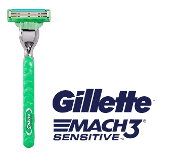 Rastrillo recargable Gillette MACH3 Sensitive