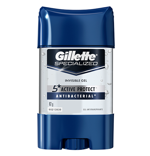 Gel Invisible Antitranspirante Gillette Antibacterial