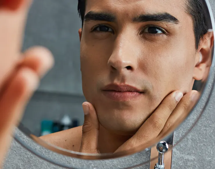 Consejos para afeitar la cara: piel grasosa o propensa al acné