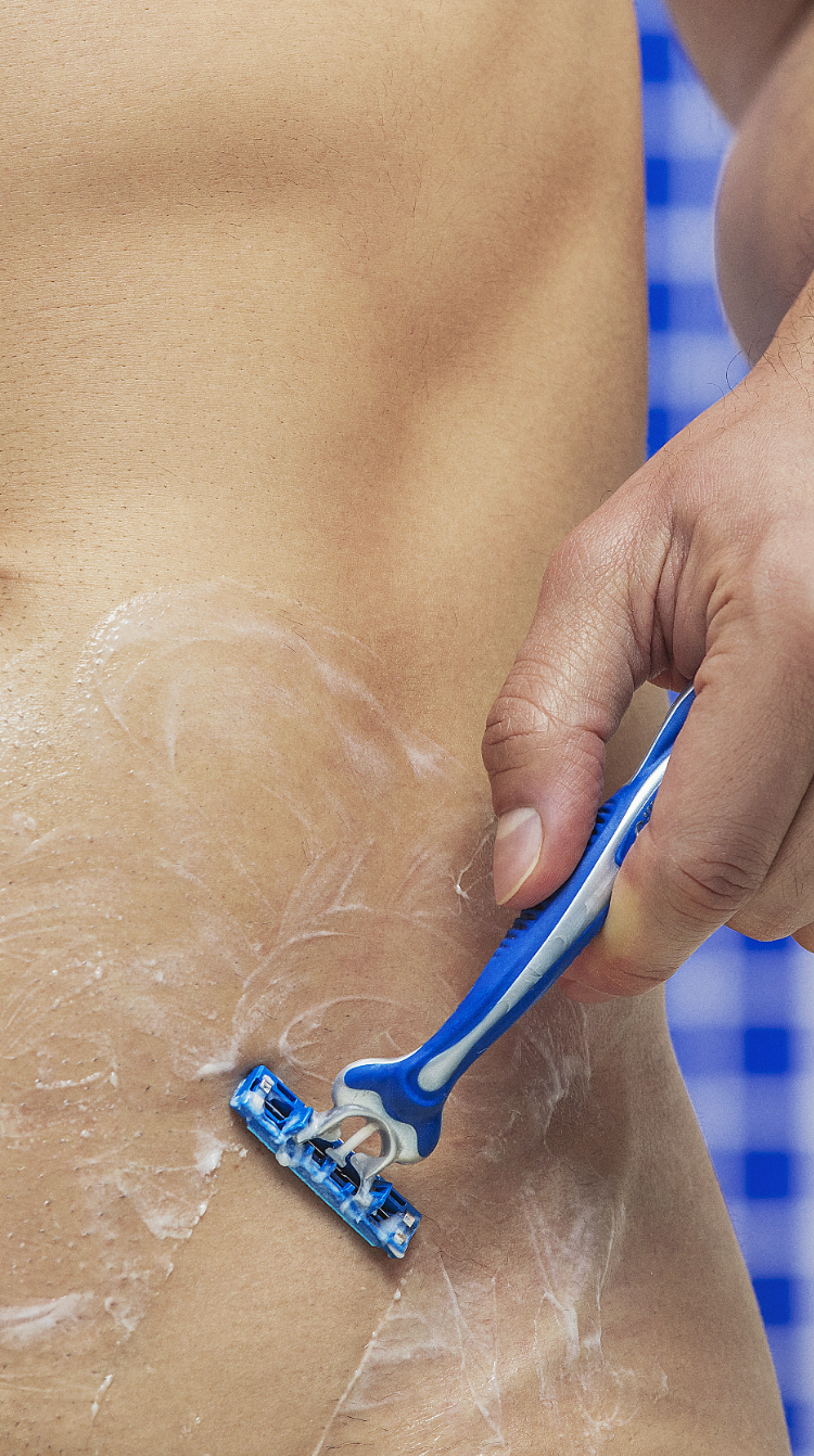 ¿Sabías que hasta el 75% de los hombres se afeita el cuerpo?