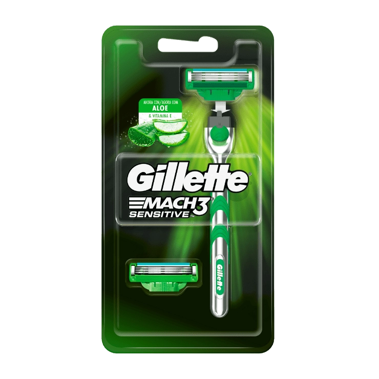 Máquina de afeitar recargable Gillette MACH3 Sensitive