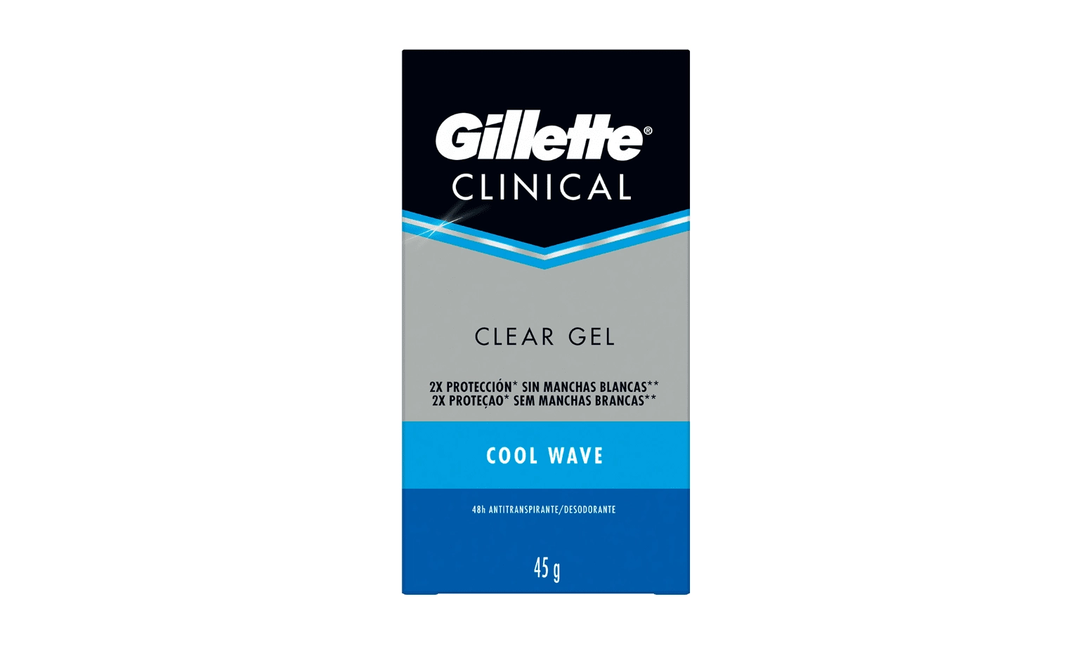 Desodorante Clear Gell Gillette Cool Wave