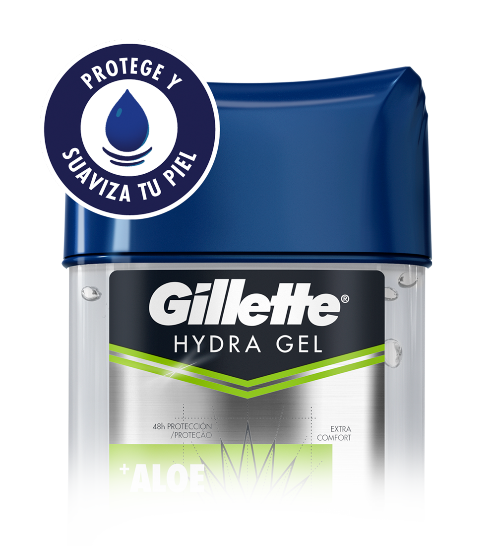 ▷ Gillette Hydra Gel Desodorante Antitranspirante Aloe Para Hombre  🥇【Muestras a Casa】