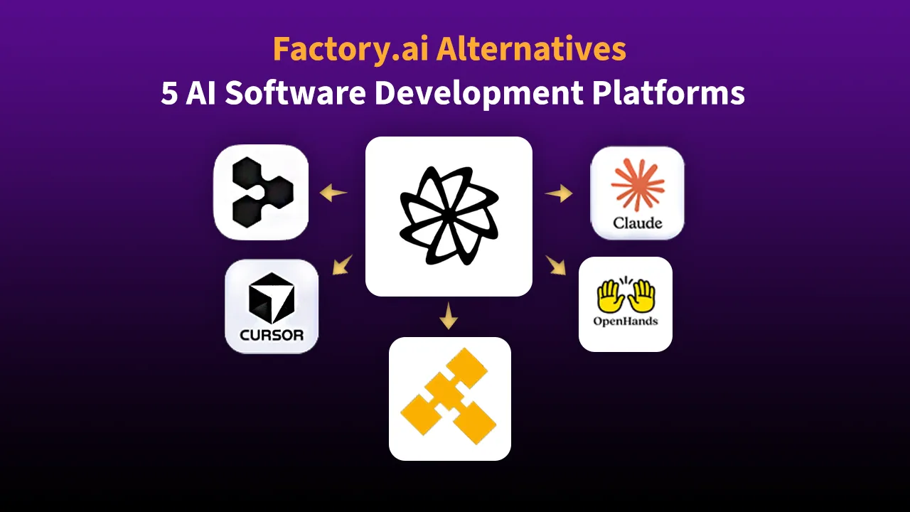 Factory.ai Alternatives: 5 AI Software Development Platforms banner