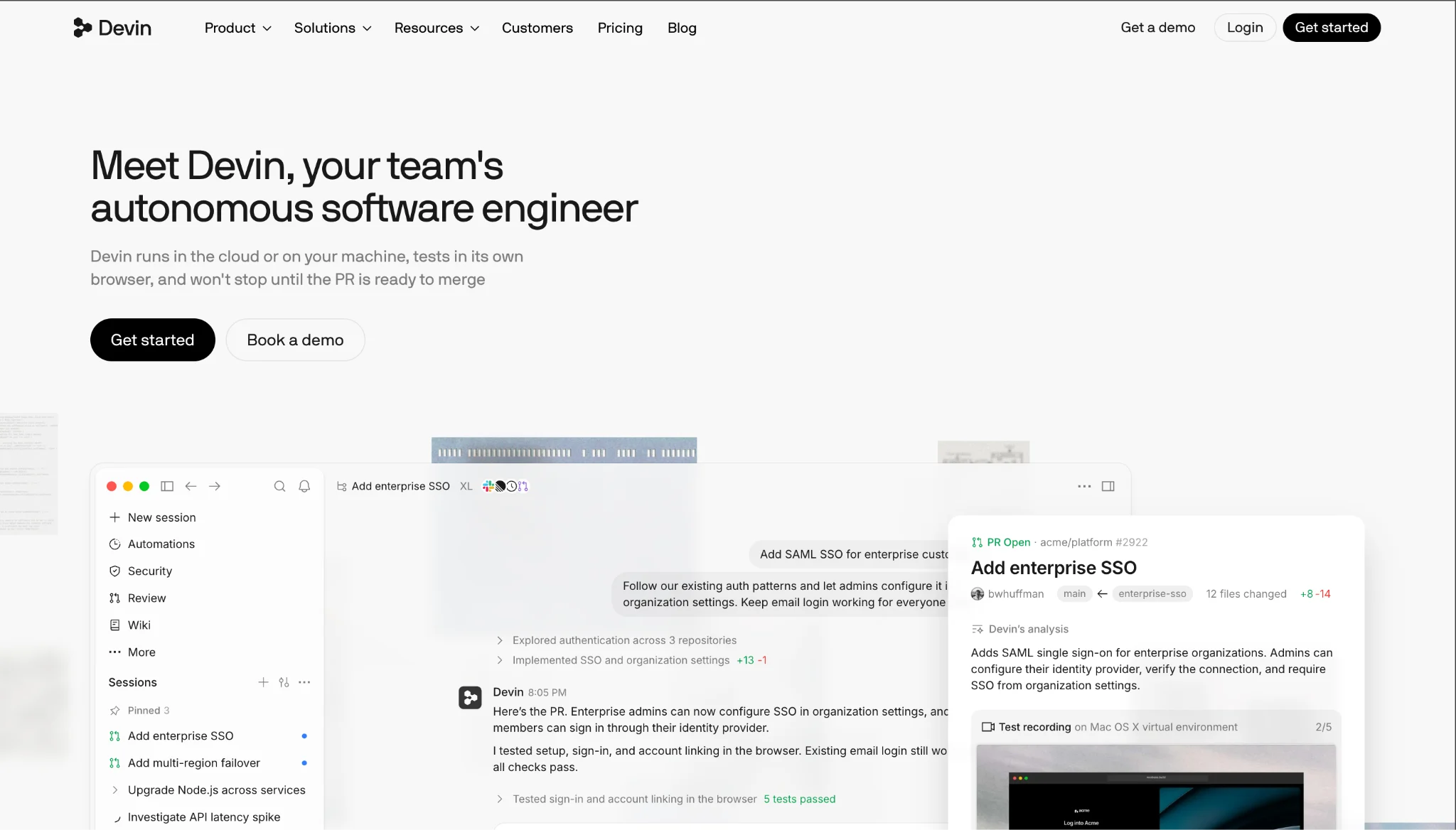 Windsurf, now Devin Desktop, a GitHub Copilot alternative
